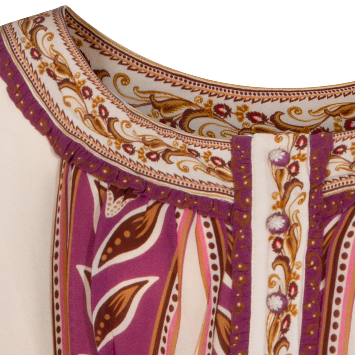 VIOLET VISCOSE DRESS