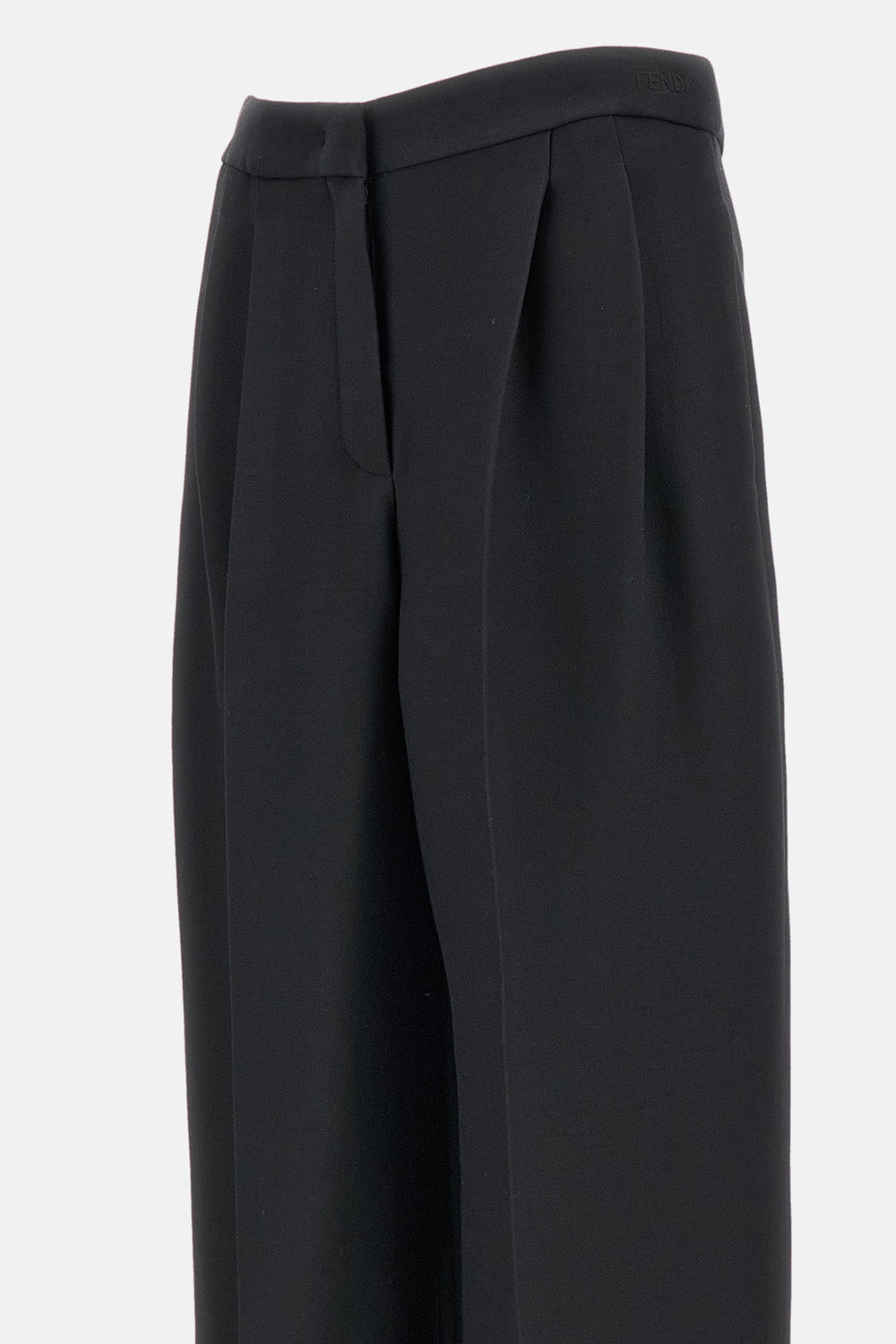 WOOL SILK TROUSERS