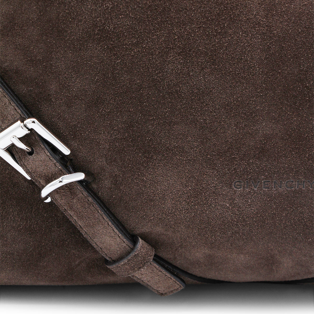 BROWN LEATHER VOYOU MEDIUM SHOULDER BAG
