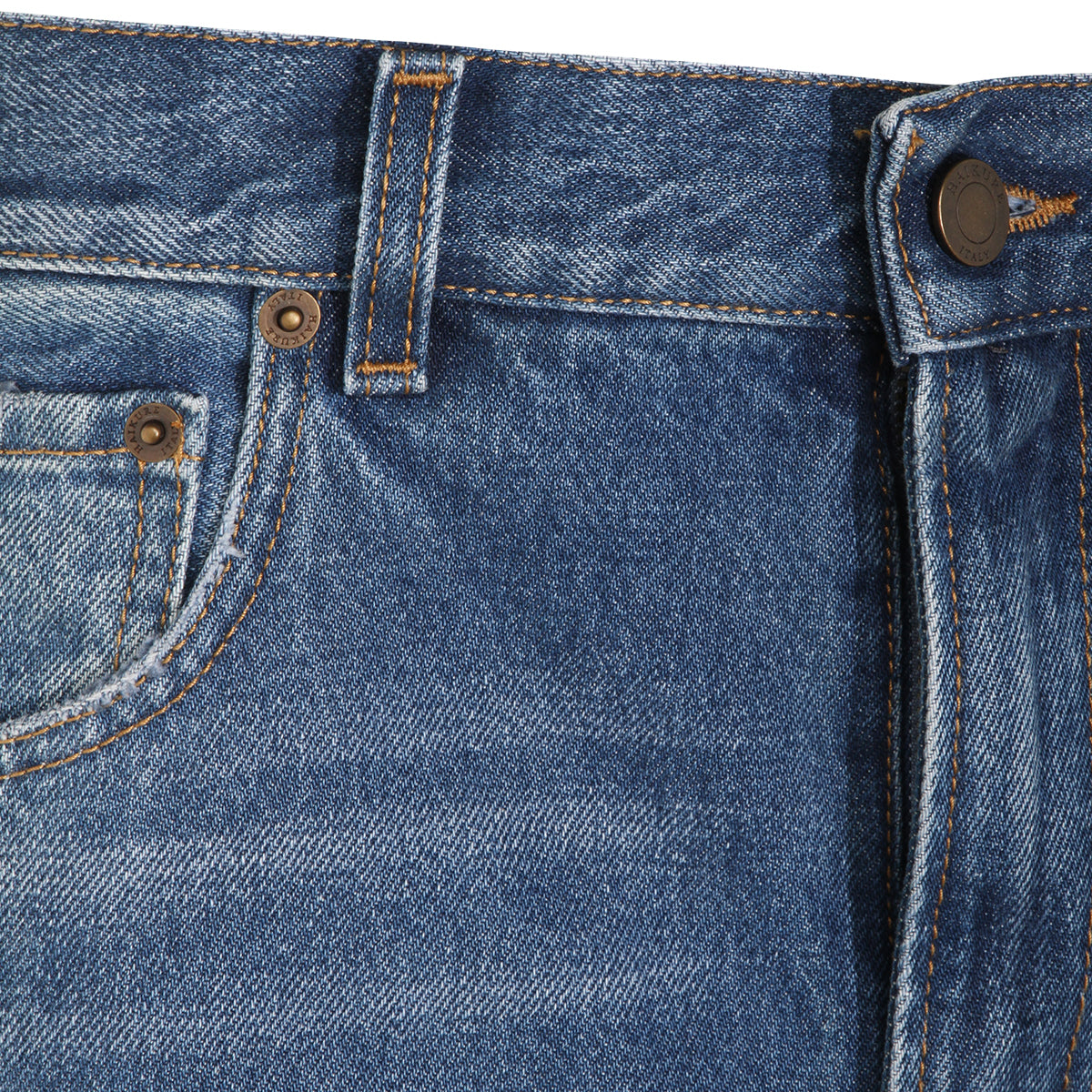 BLUE COTTON BONNIE JEANS