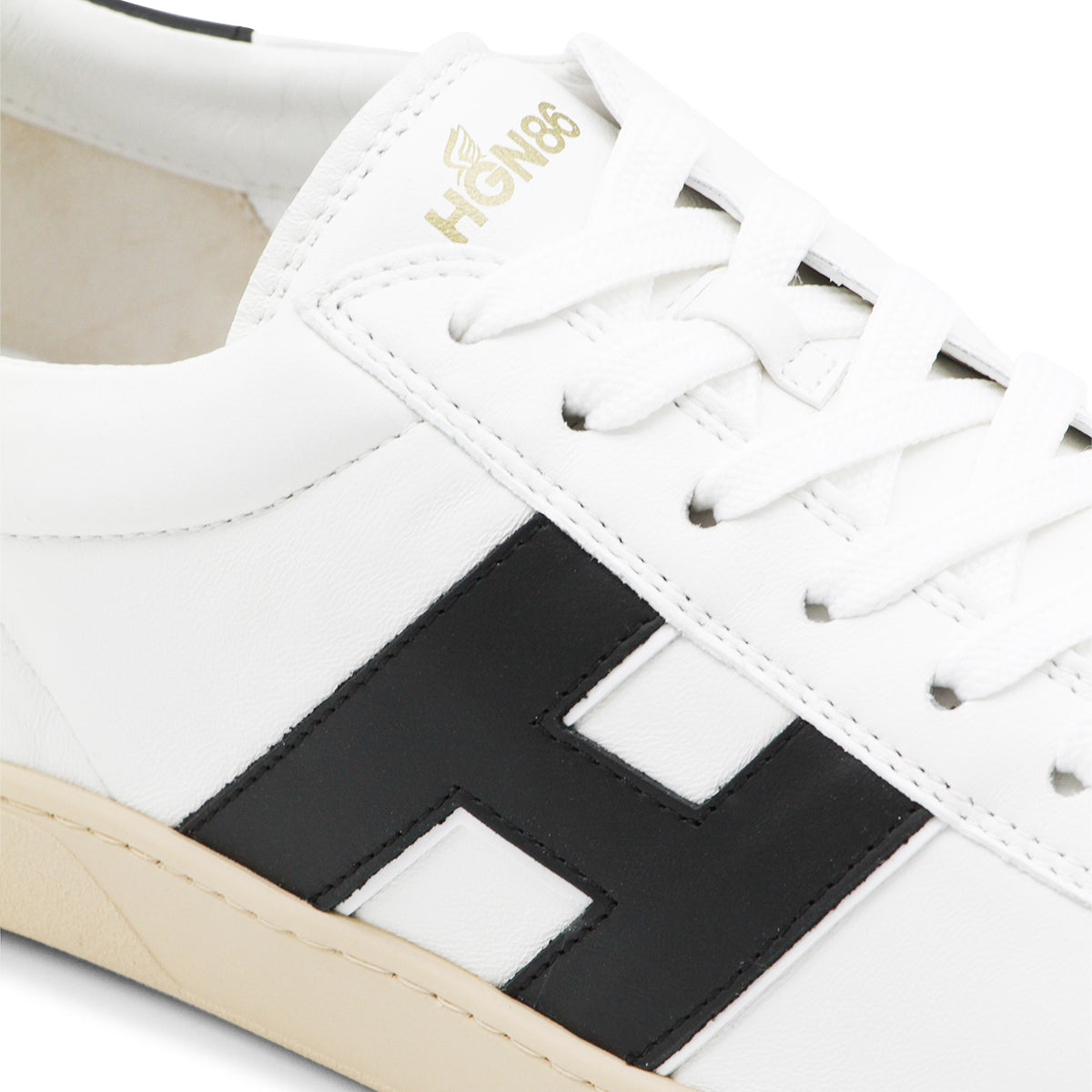 WHITE AND BLACK SNEAKERS