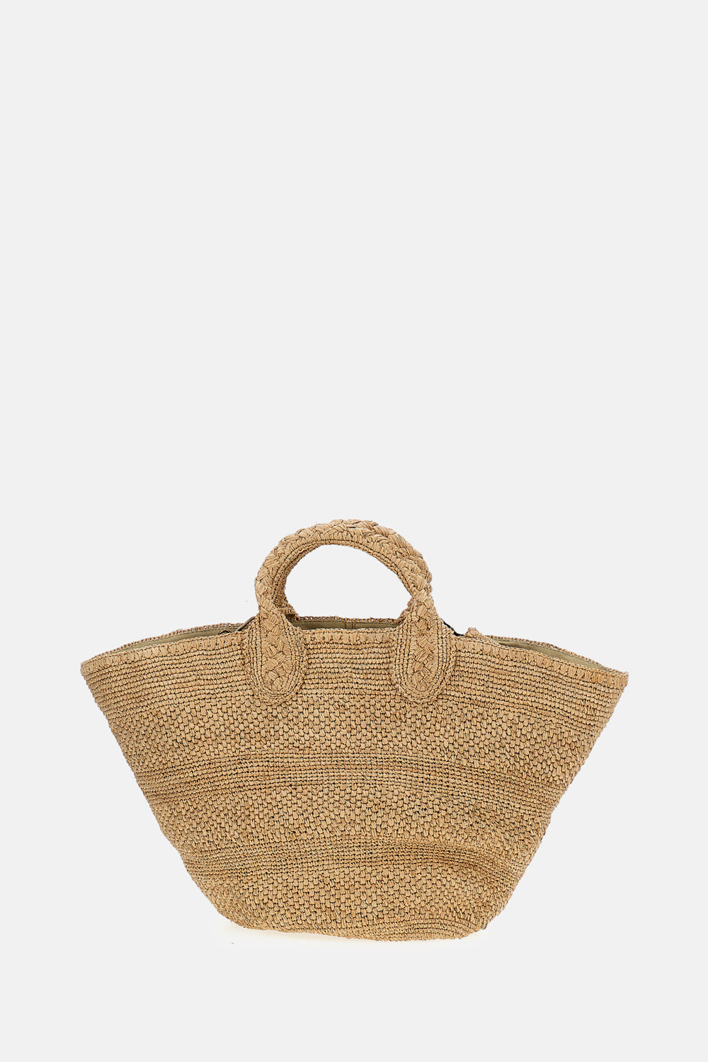 DOUBLE HANDLES RAFFIA BAG