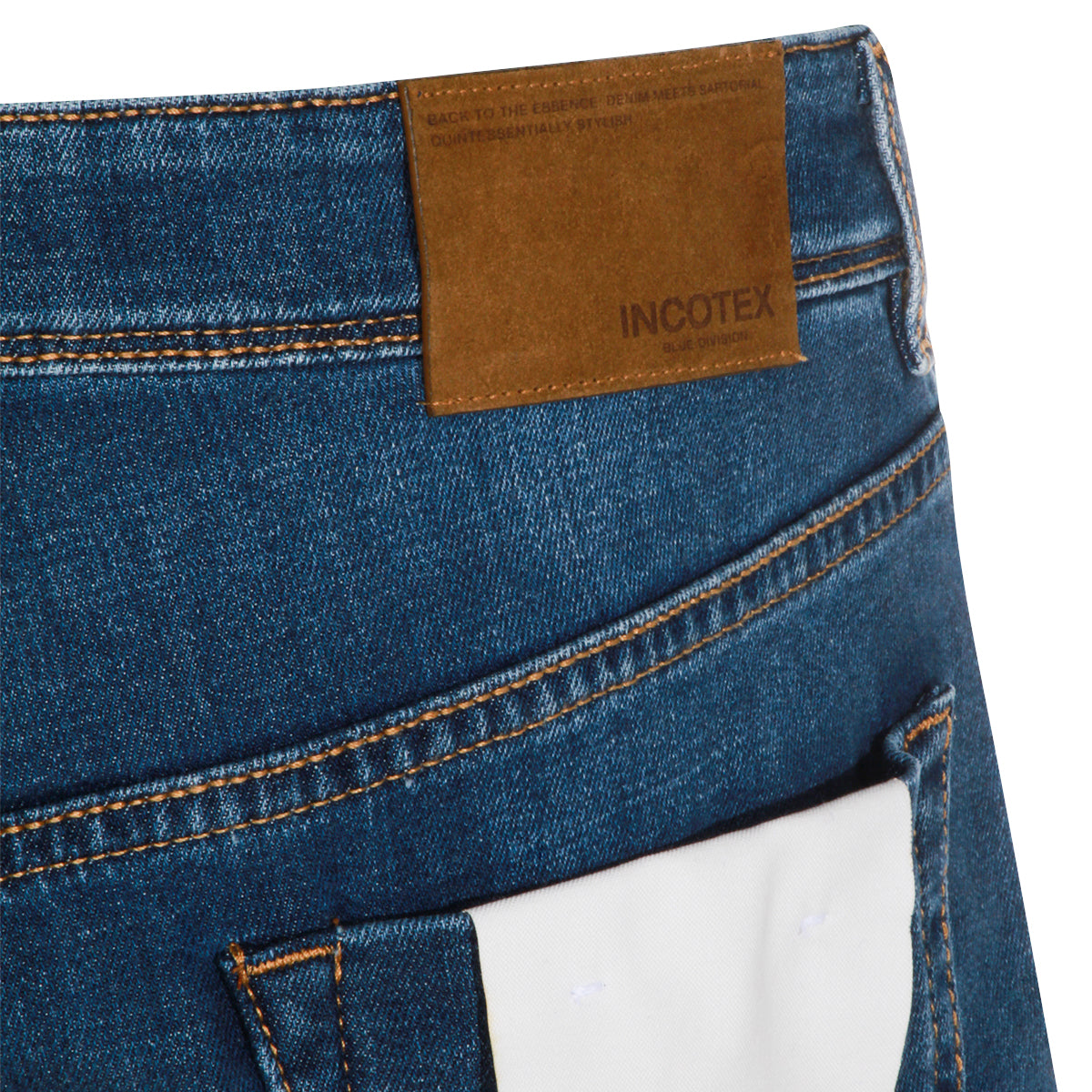 BLUE COTTON DENIM JEANS