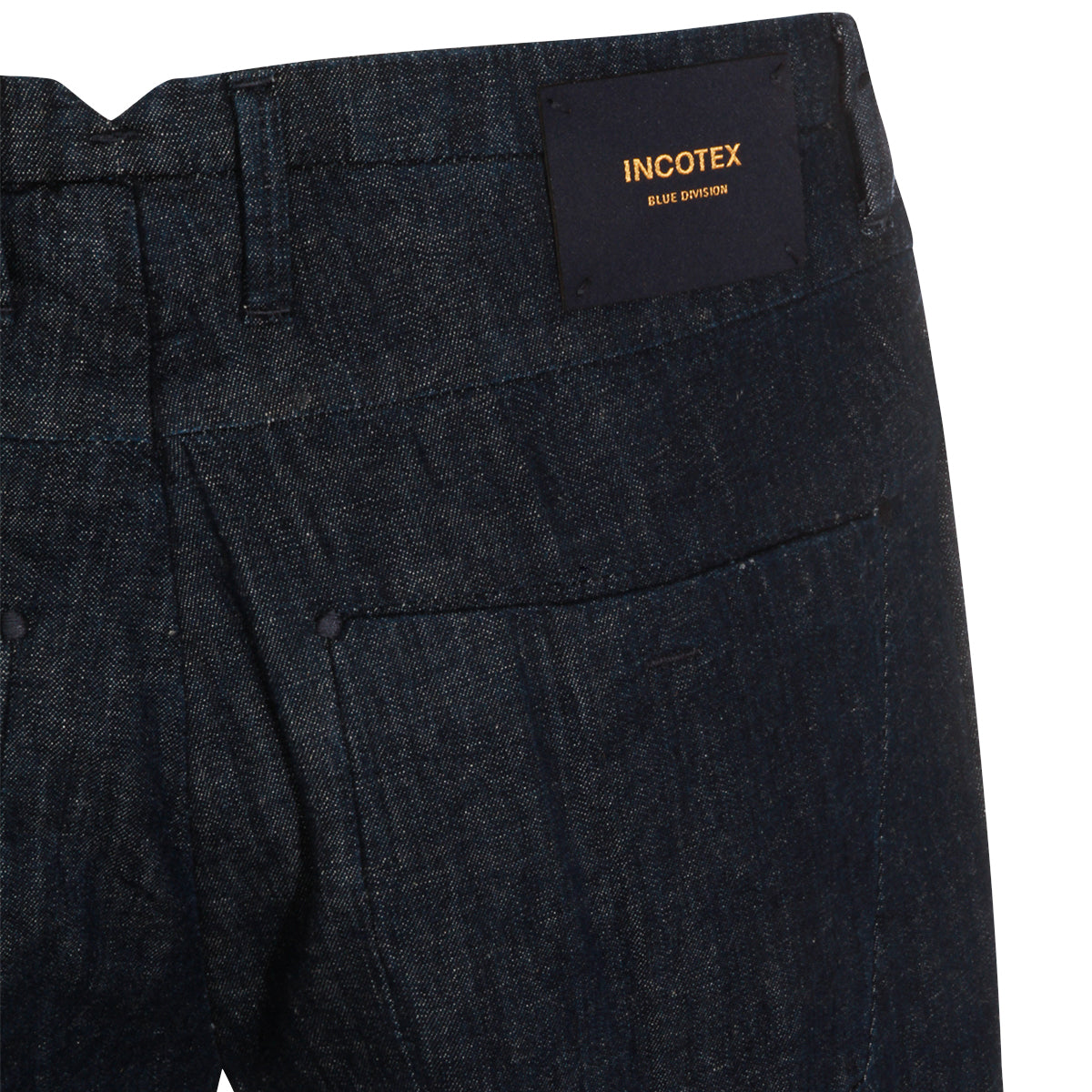 DARK BLUE COTTON JEANS