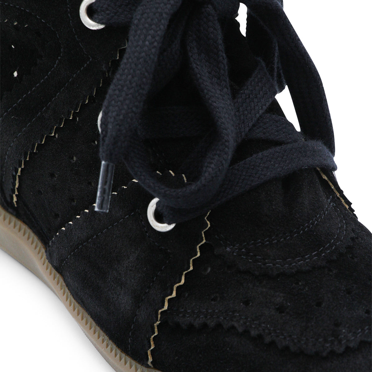 BLACK SUEDE BOBBY SNEAKERS
