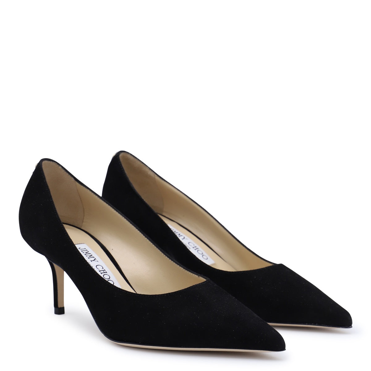 BLACK LEATHER PUMPS