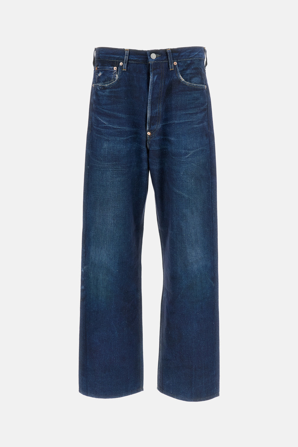 DENIM PRINTED TROUSERS
