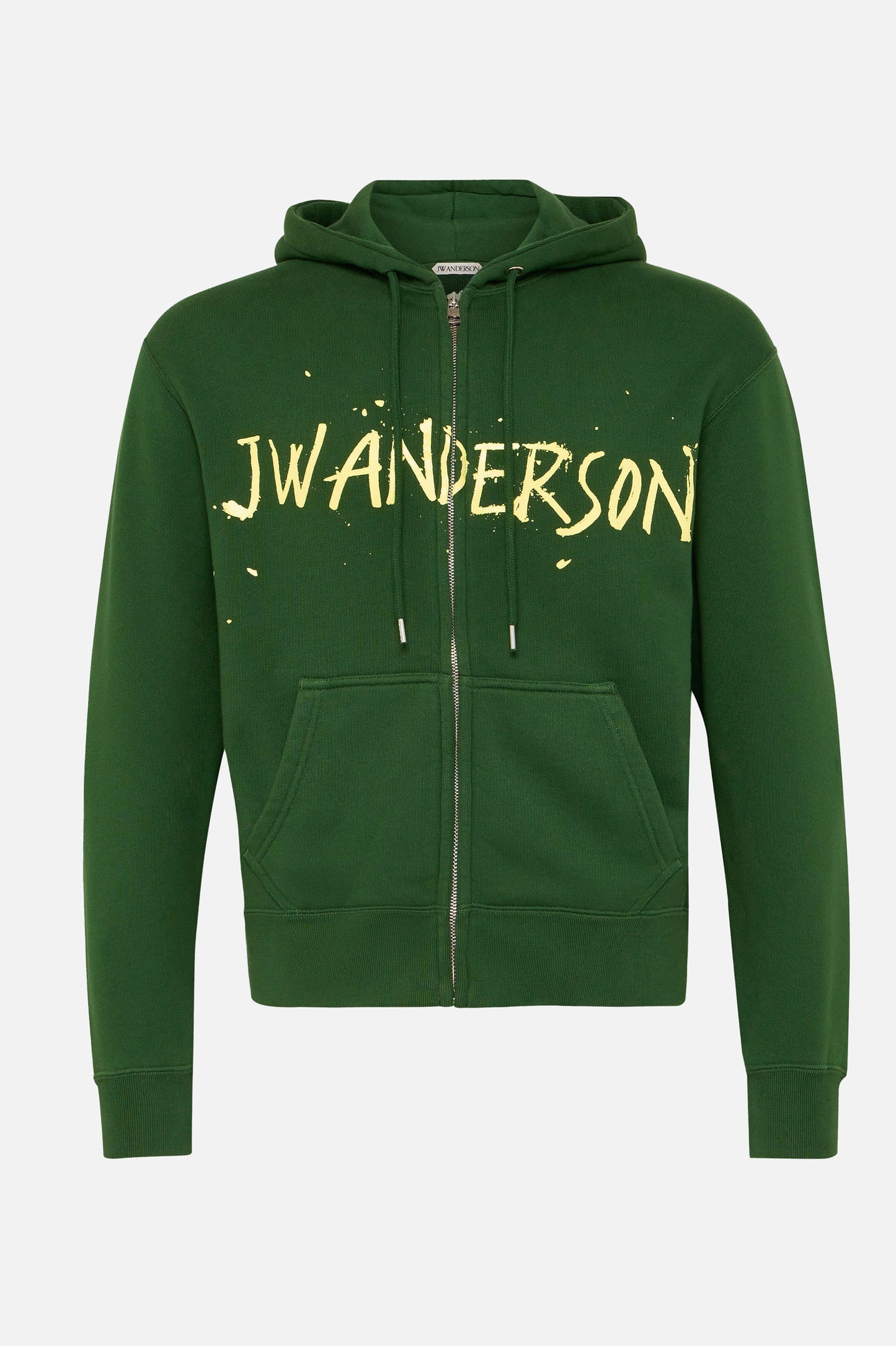 ZIP FRONT PRINT HOODIE