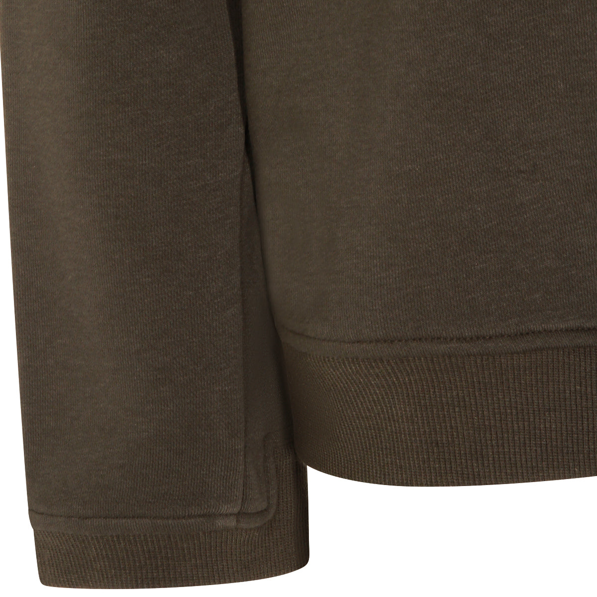 DARK GREEN COTTON SWEATSHIRT