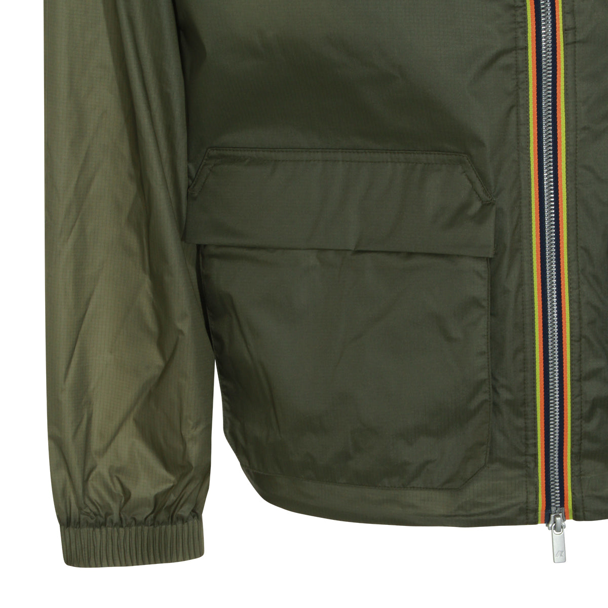 GREEN LICHEN CLAD CASUAL JACKET