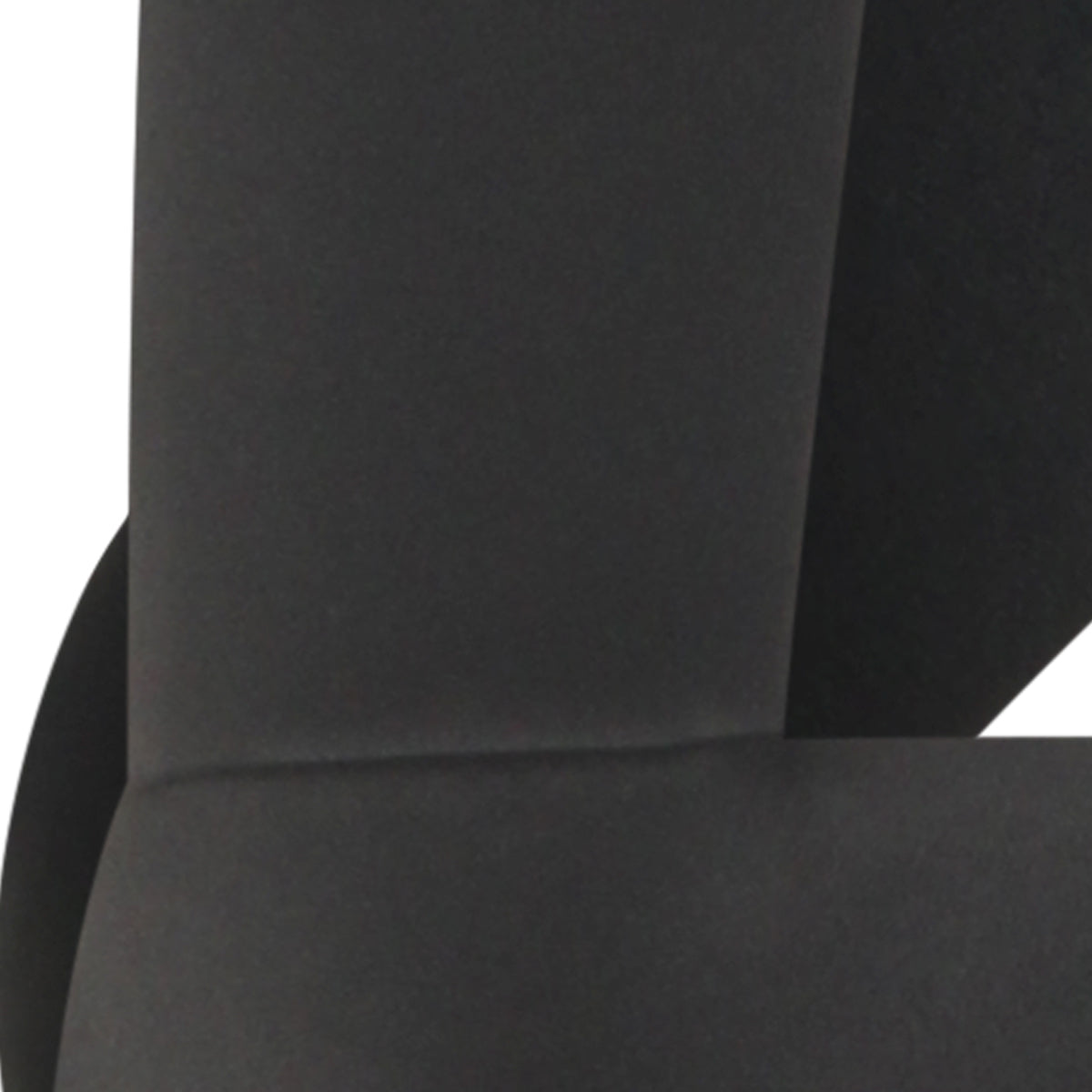 BLACK SILK DRESS
