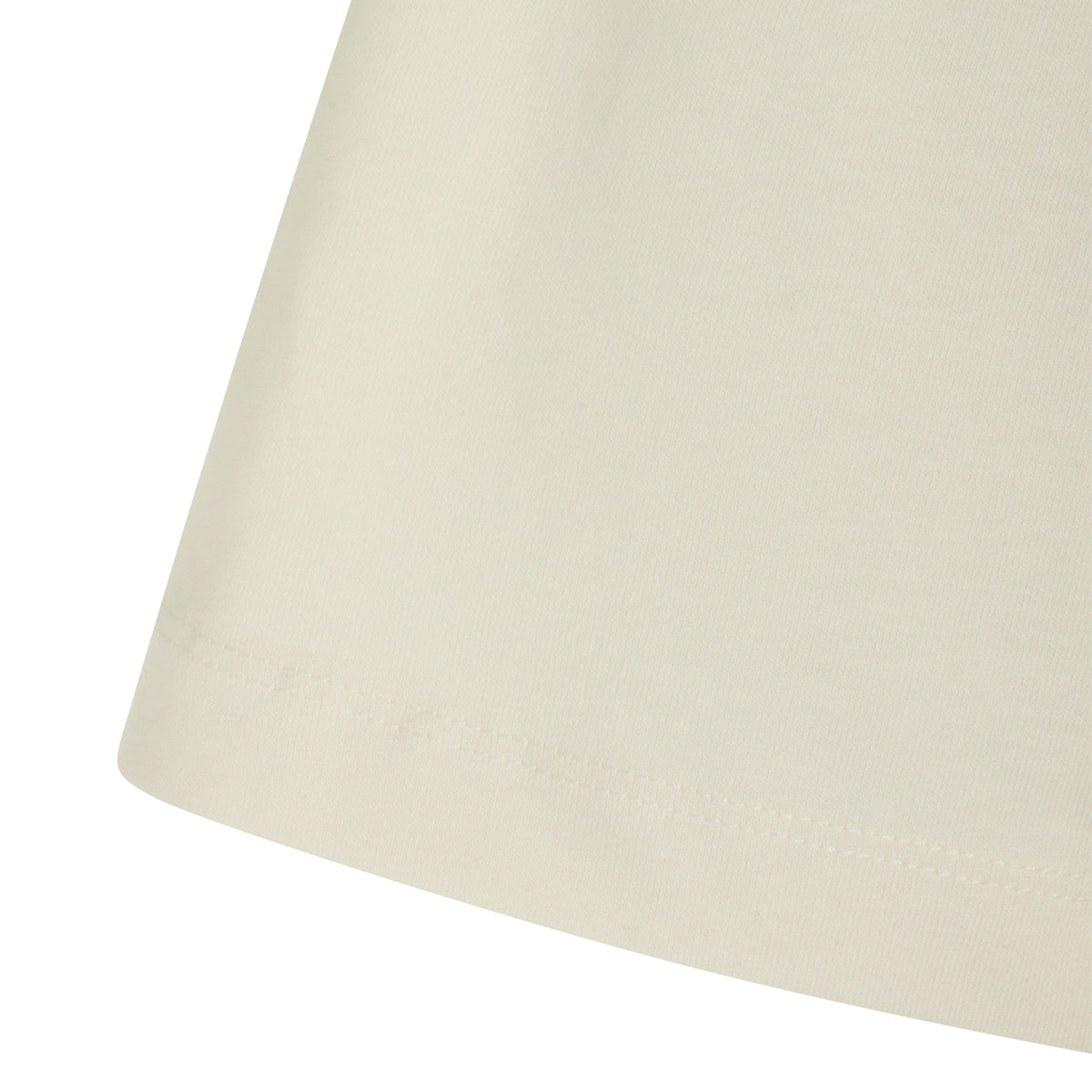 LIGHT CREAM COTTON T-SHIRT