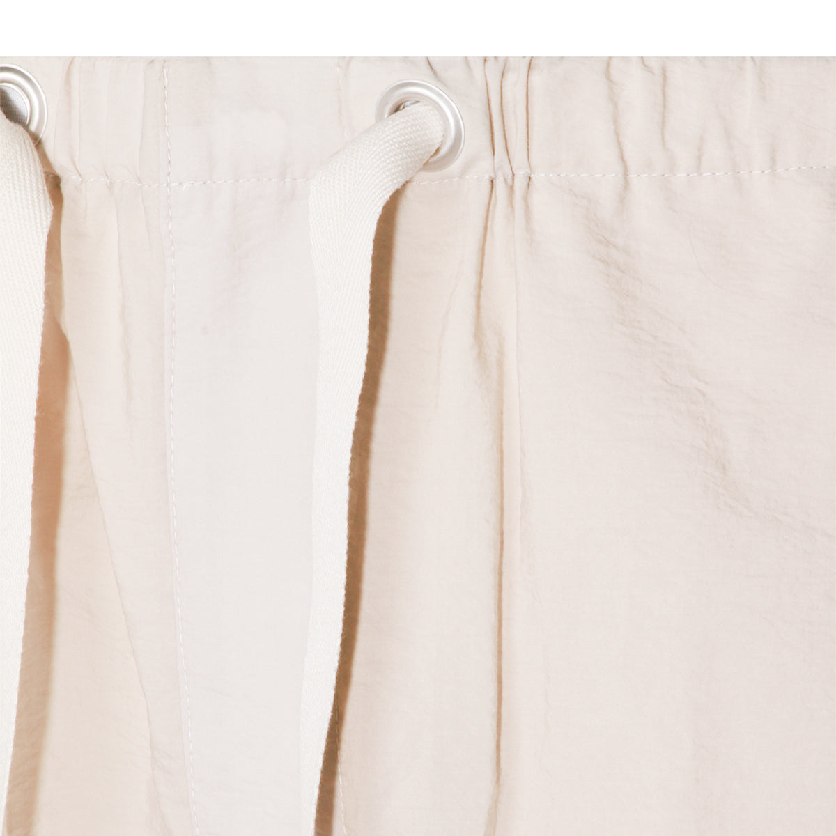 WHITE COTTON SHORTS