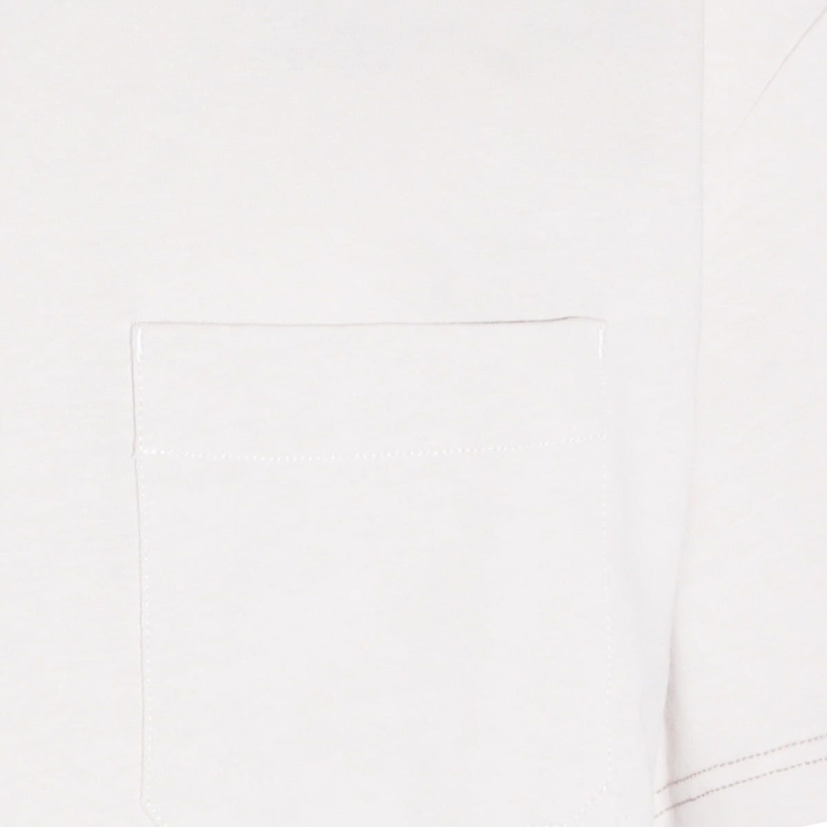 WHITE COTTON T-SHIRT