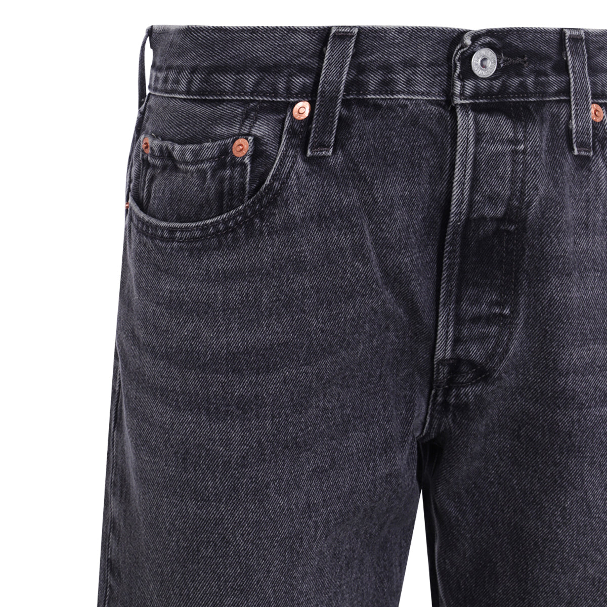 BLACK COTTON 502 DENIM JEANS