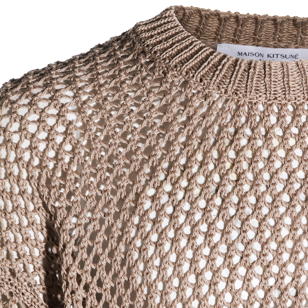 BEIGE COTTON KNITWEAR