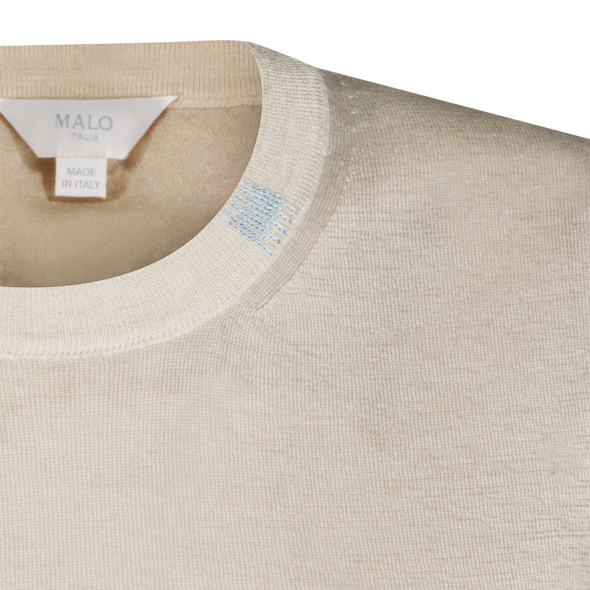 BEIGE COTTON KNITWEAR