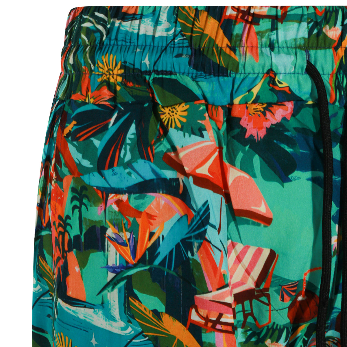 MULTICOLOR VISCOSE SHORTS