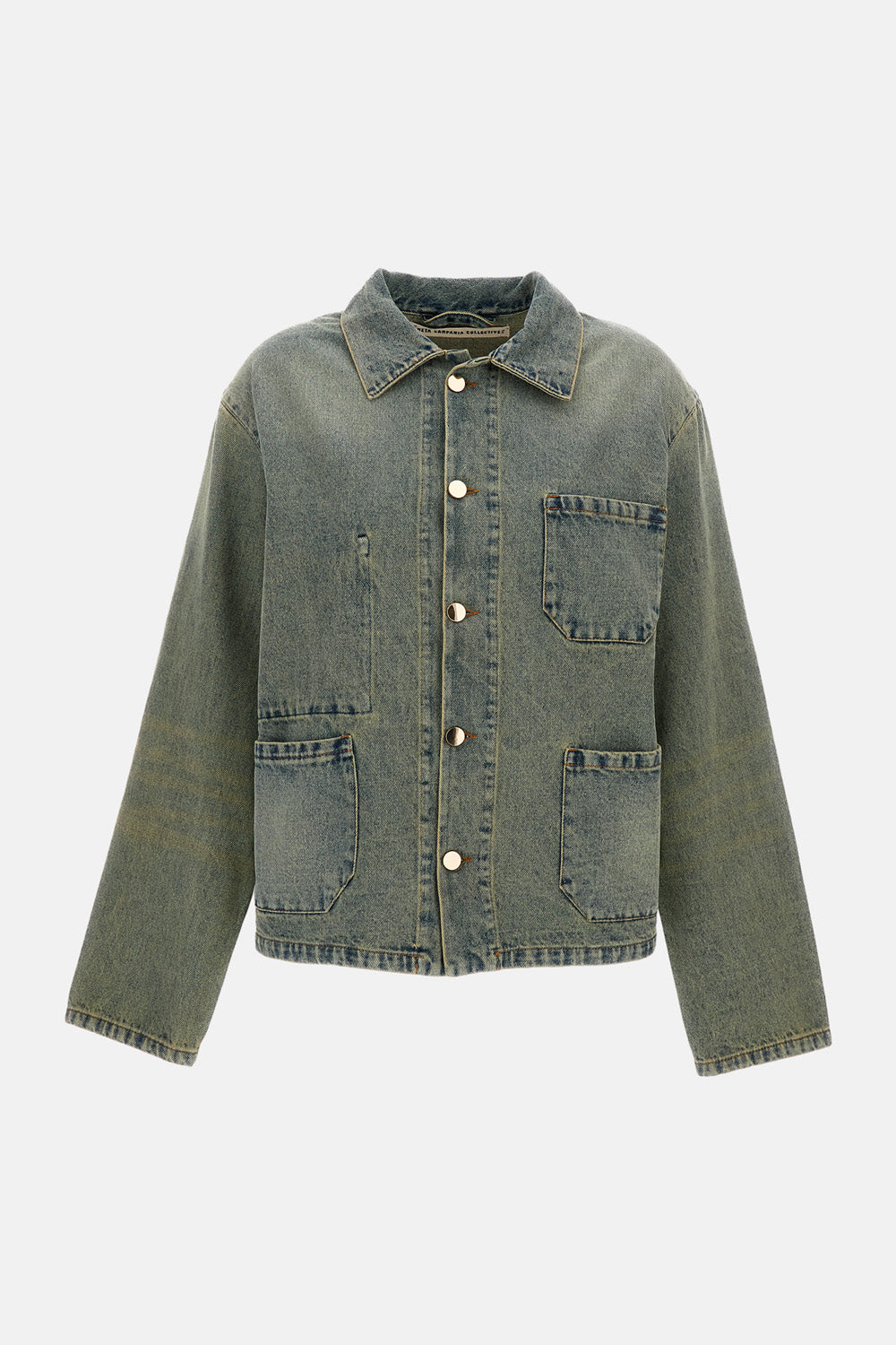 'BILL' CROPPED DENIM WORKWEAR JACKET