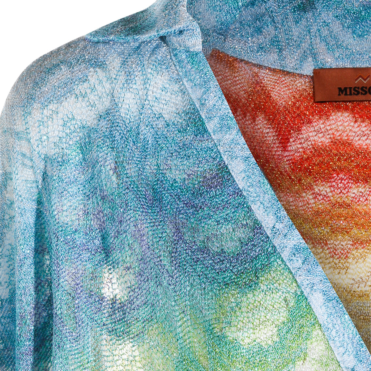MULTICOLOR VISCOSE MINI DRESS