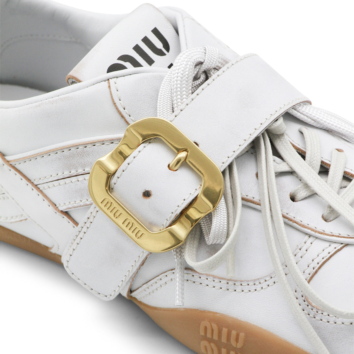 WHITE LEATHER SNEAKERS