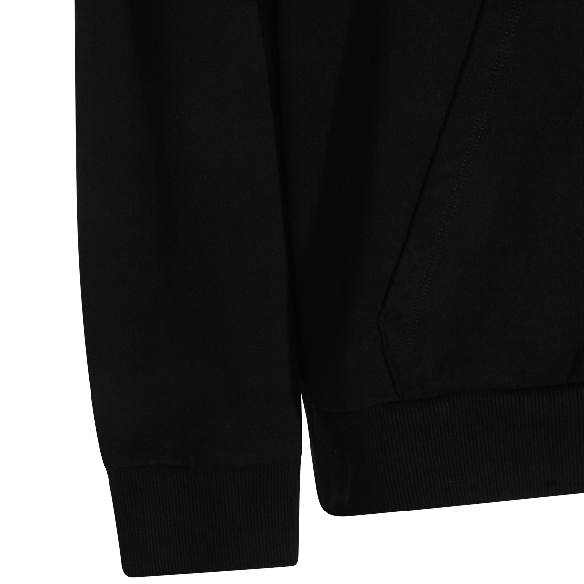 BLACK COTTON SWEATSHIRT