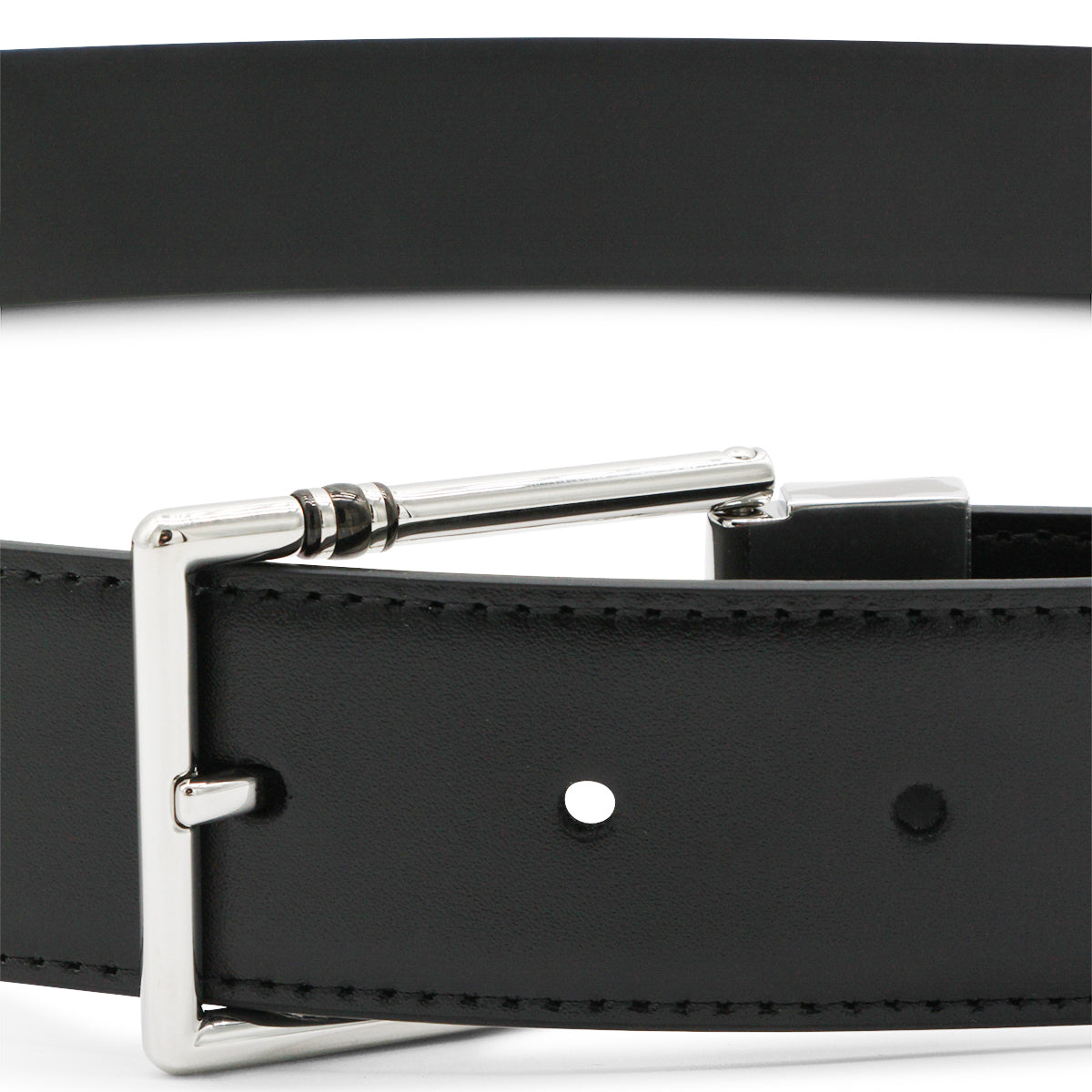 BLACK LEATHER BELT