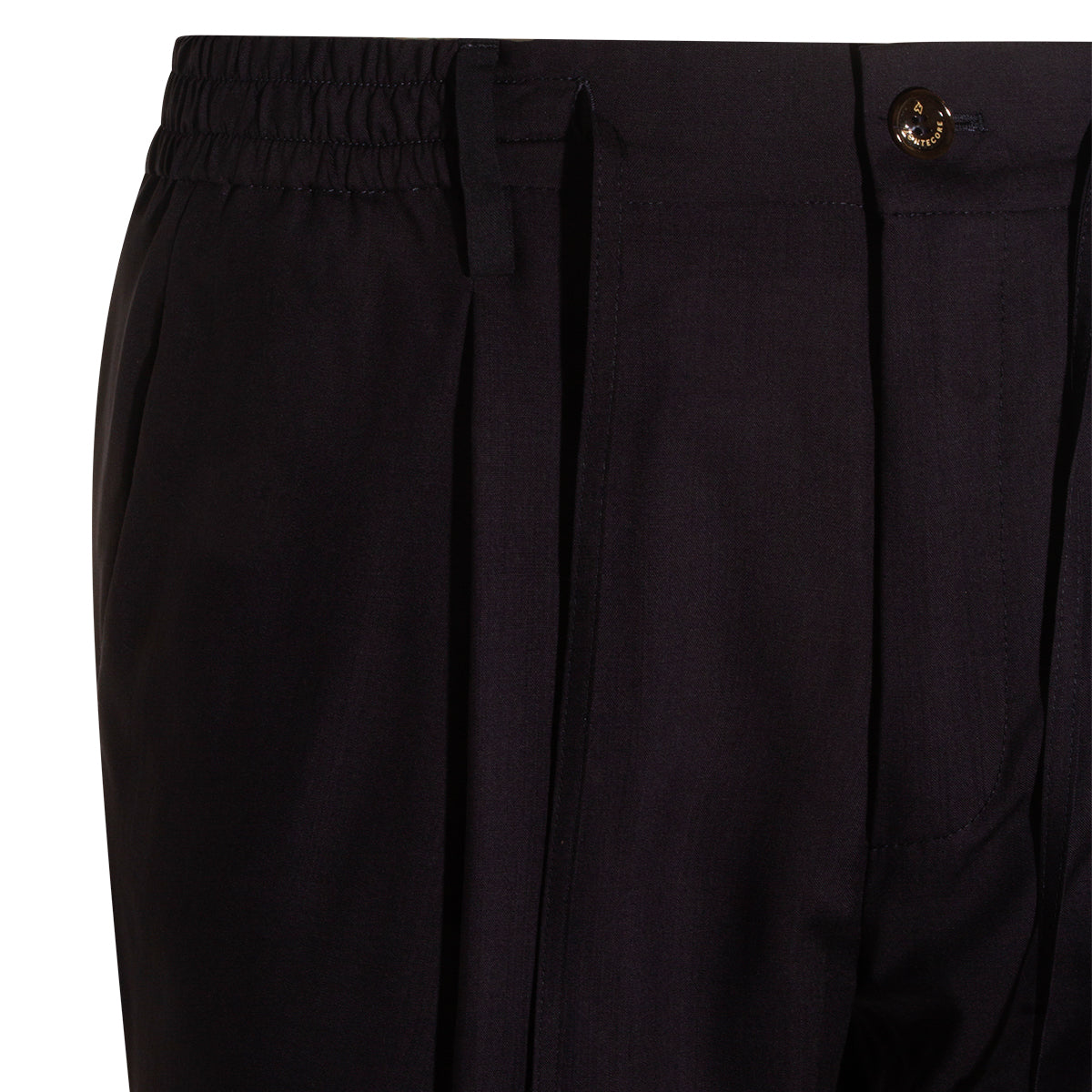 NAVY VIRGIN WOOL PANT