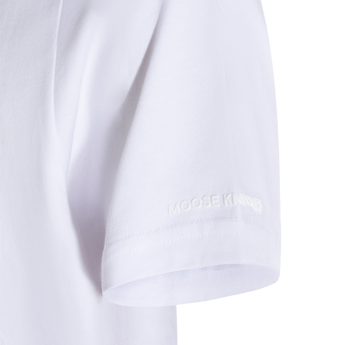 WHITE COTTON T-SHIRT