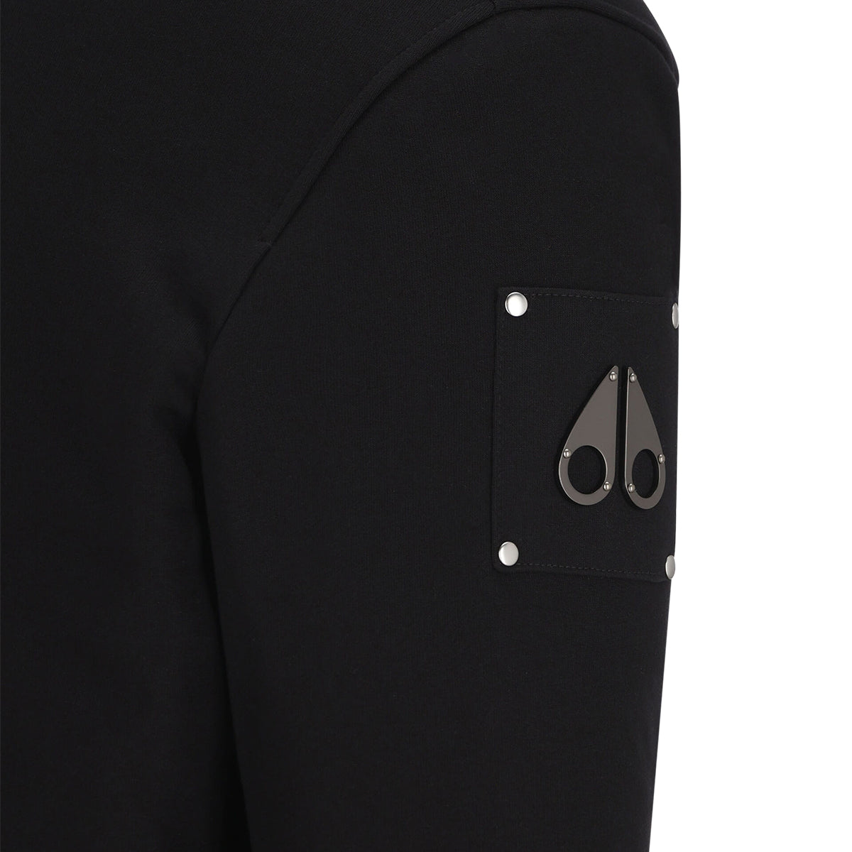 BLACK COTTON CASUAL JACKET