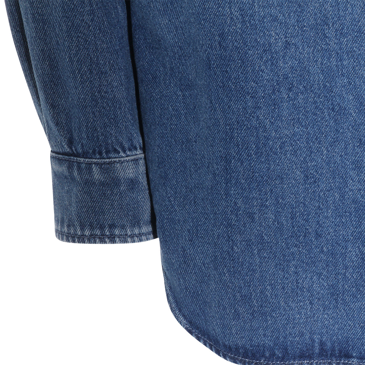BLUE COTTON DENIM SHIRT