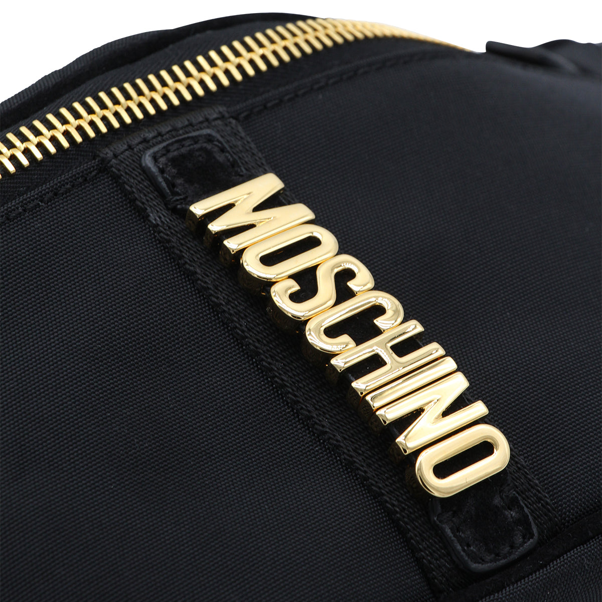 BLACK LEATHER BELT BAG