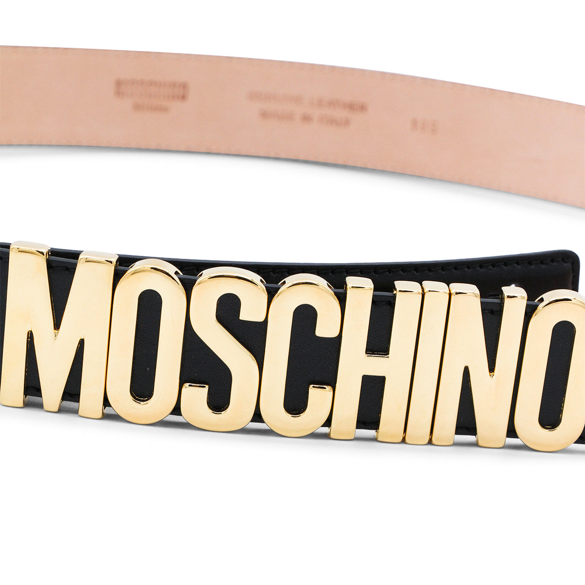 BLACK LEATHER BELT