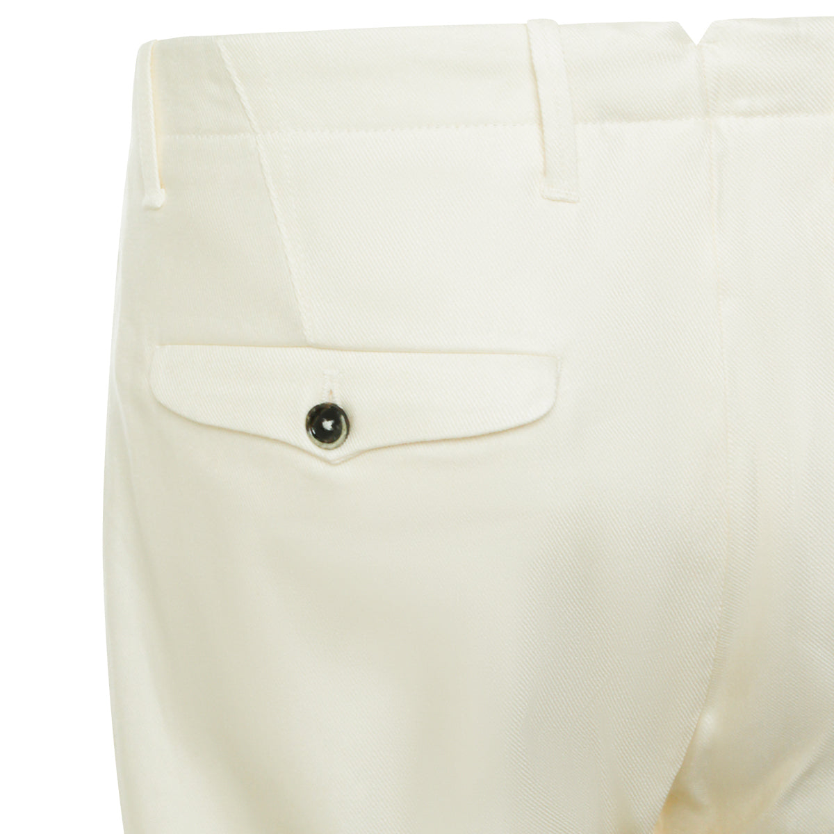 WHITE LINEN BLEND PANTS