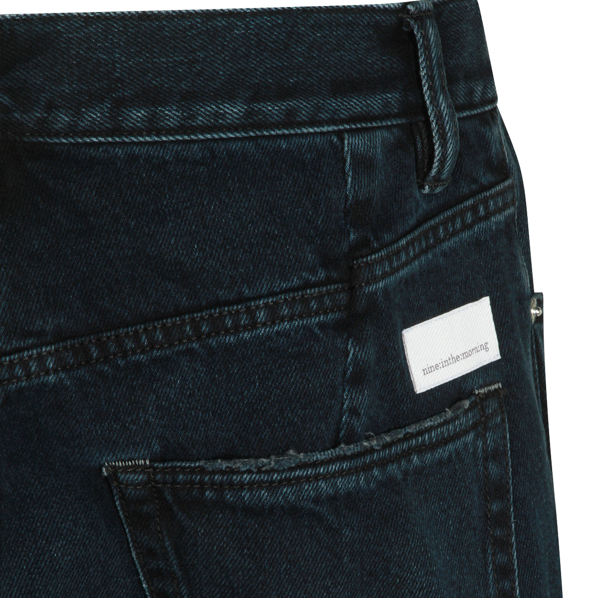 DARK BLUE COTTON DENIM JEANS