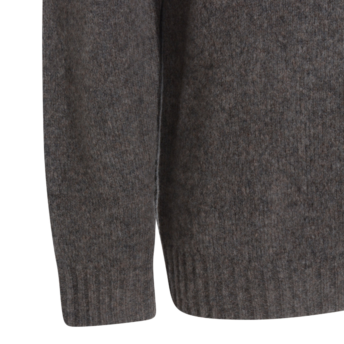 GREY WOOL KNITWEAR