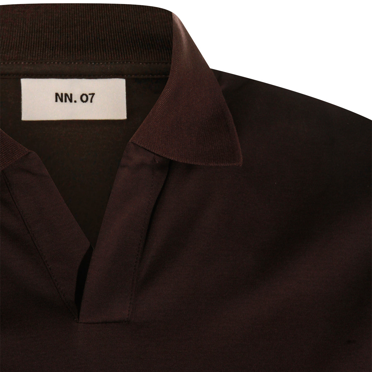 BROWN COTTON POLO SHIRT