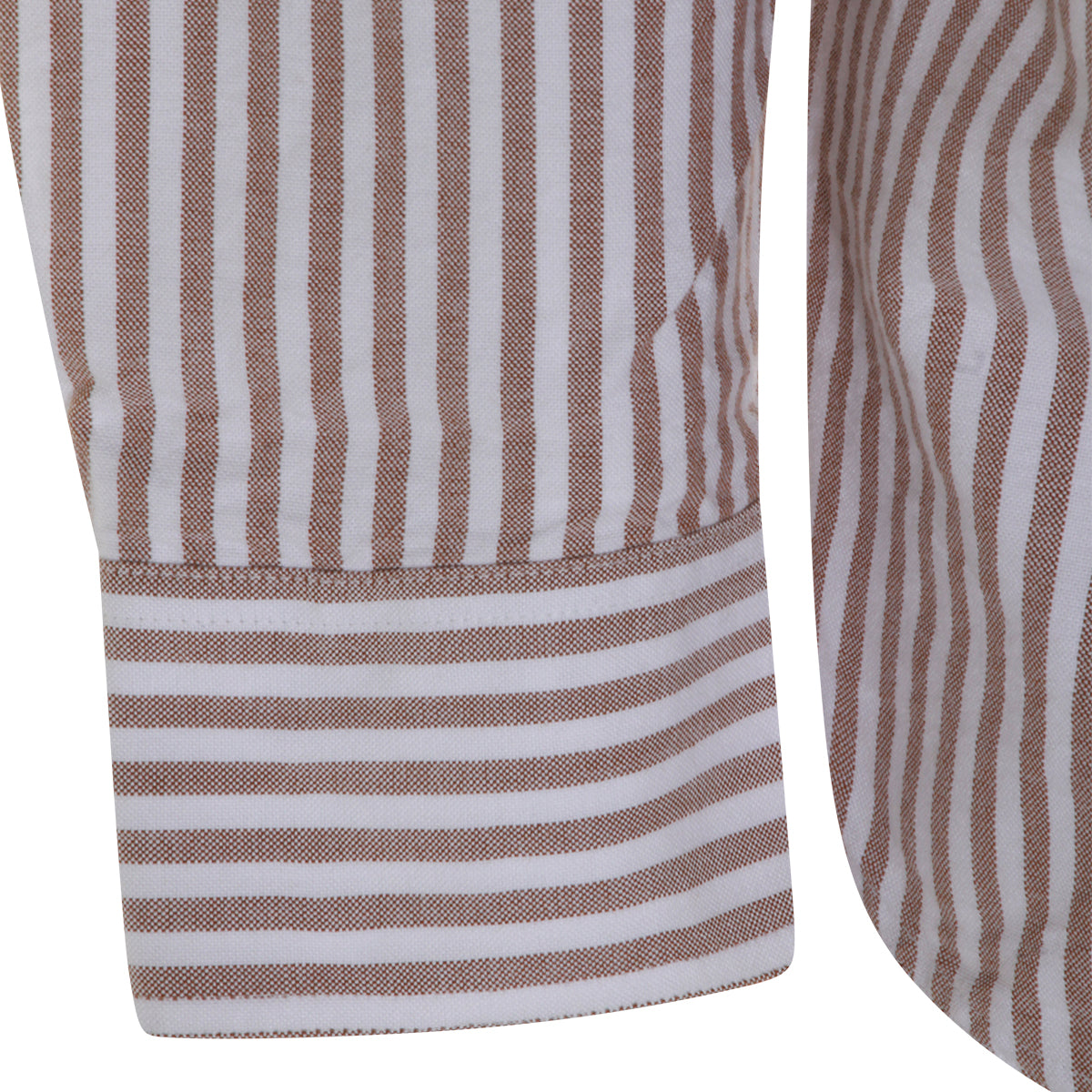 BEIGE AND RED COTTON SHIRT