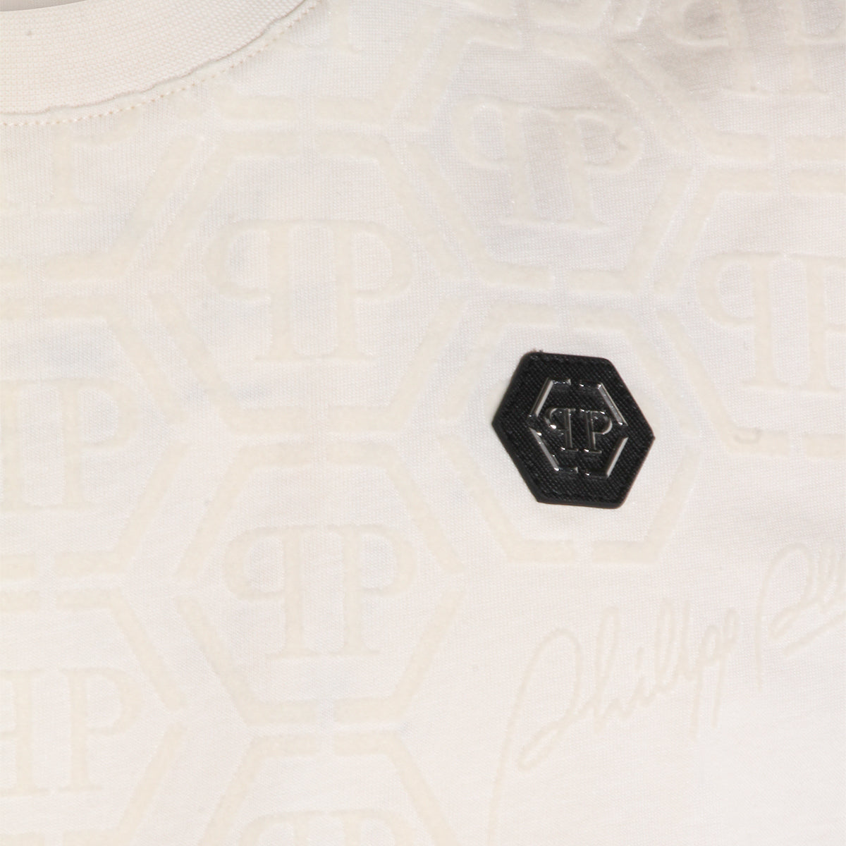 BEIGE COTTON T-SHIRT