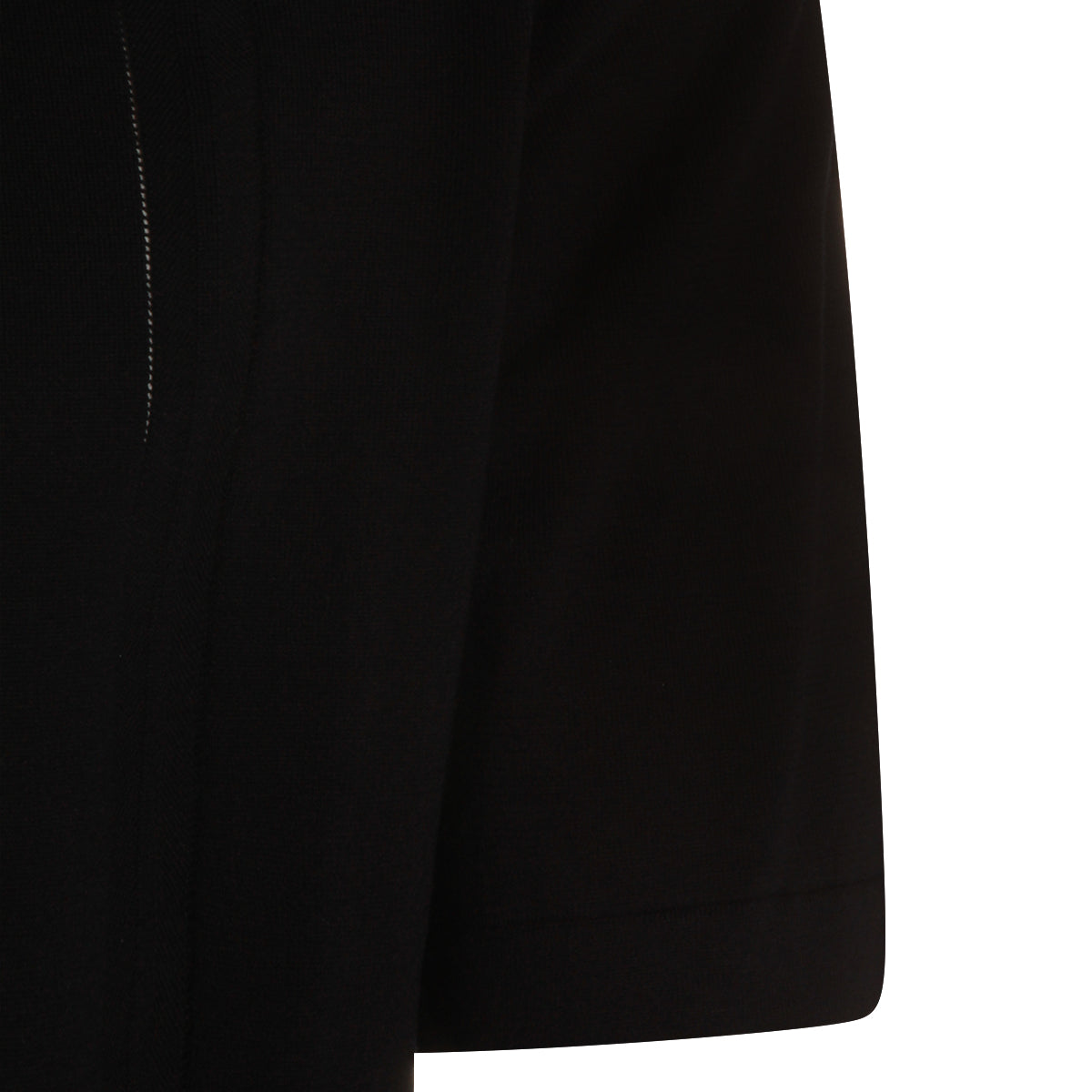 BLACK COTTON POLO SHIRT