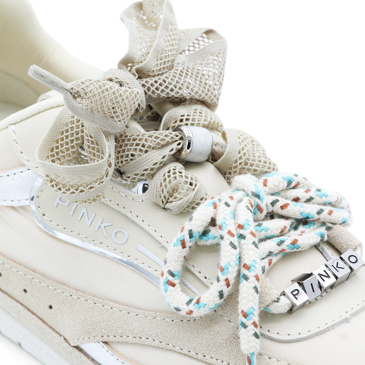 BEIGE LEATHER YULIA 01 SNEAKERS