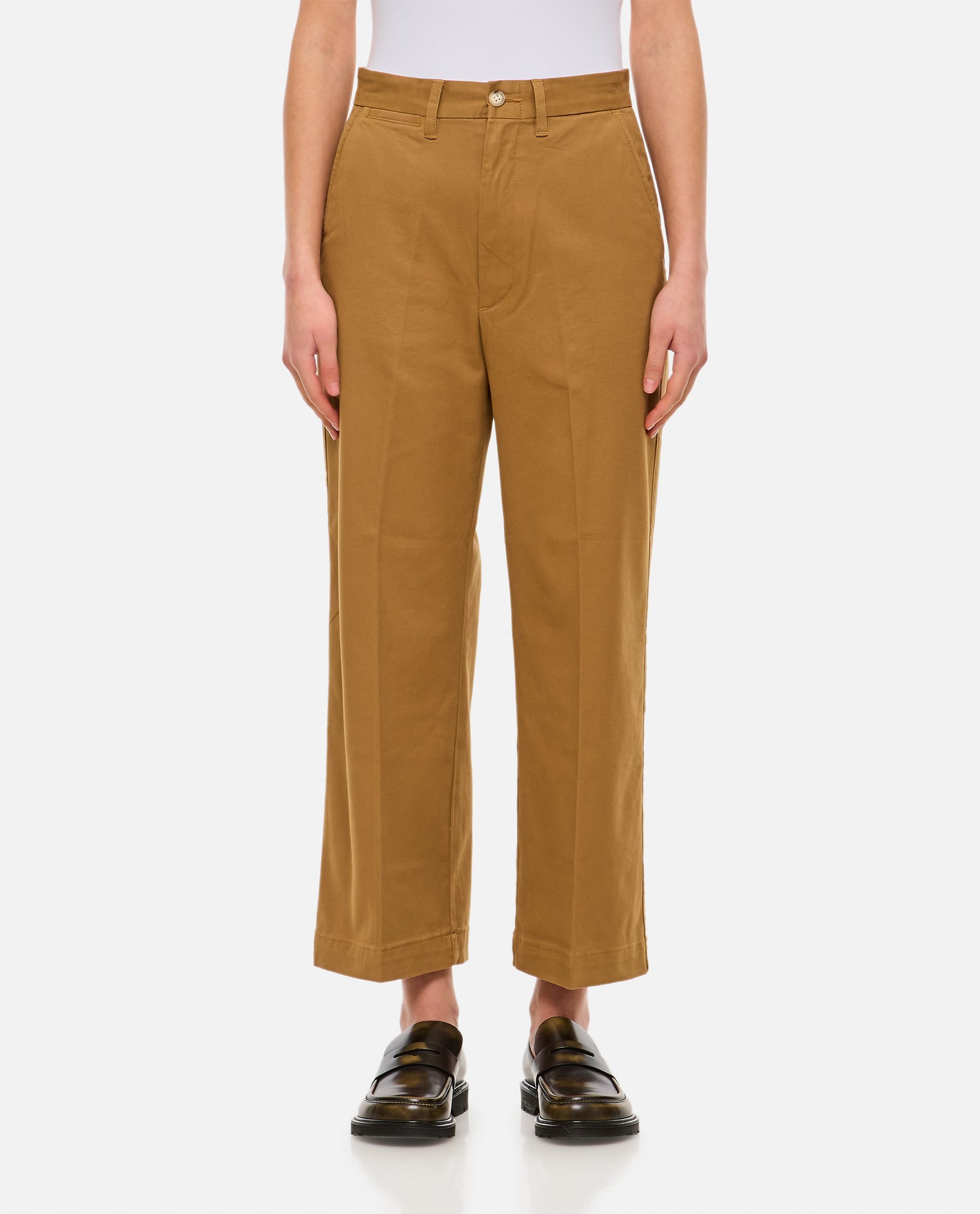 WIDE LEG CHINO PANTS