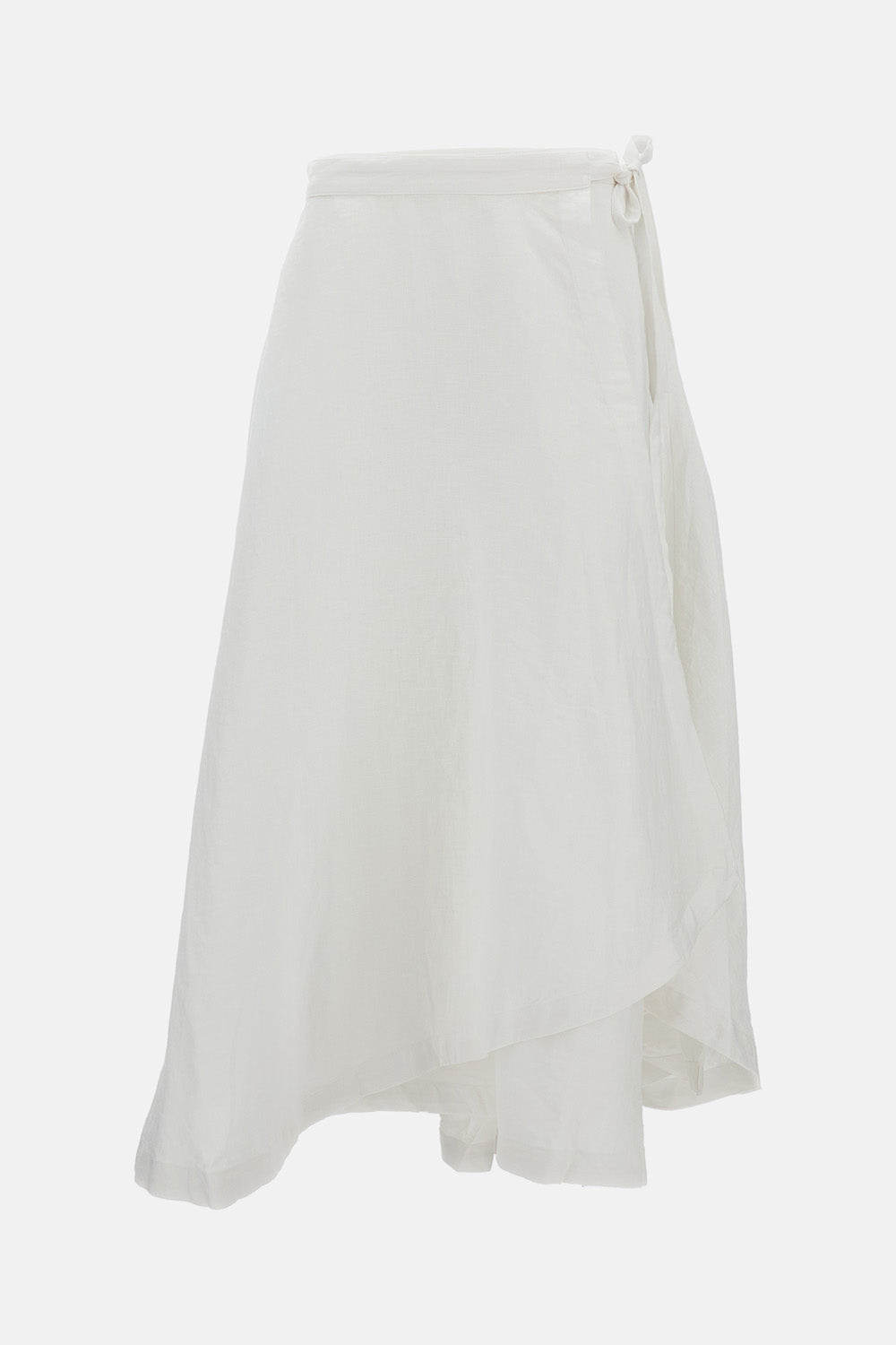 LINEN WRAP SKIRT