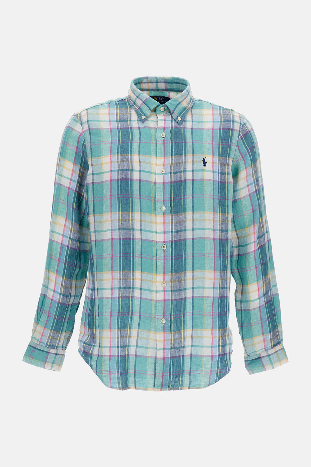 LINEN CHECK SHIRT