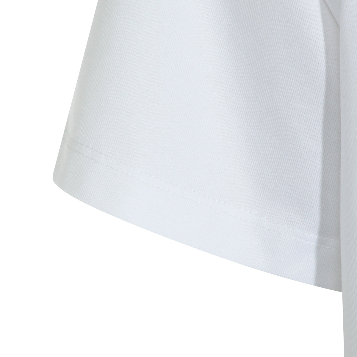 WHITE COTTON T-SHIRT