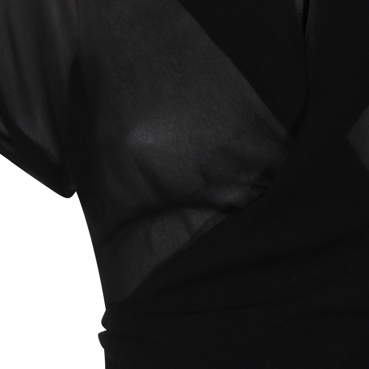 BLACK SILK TOP