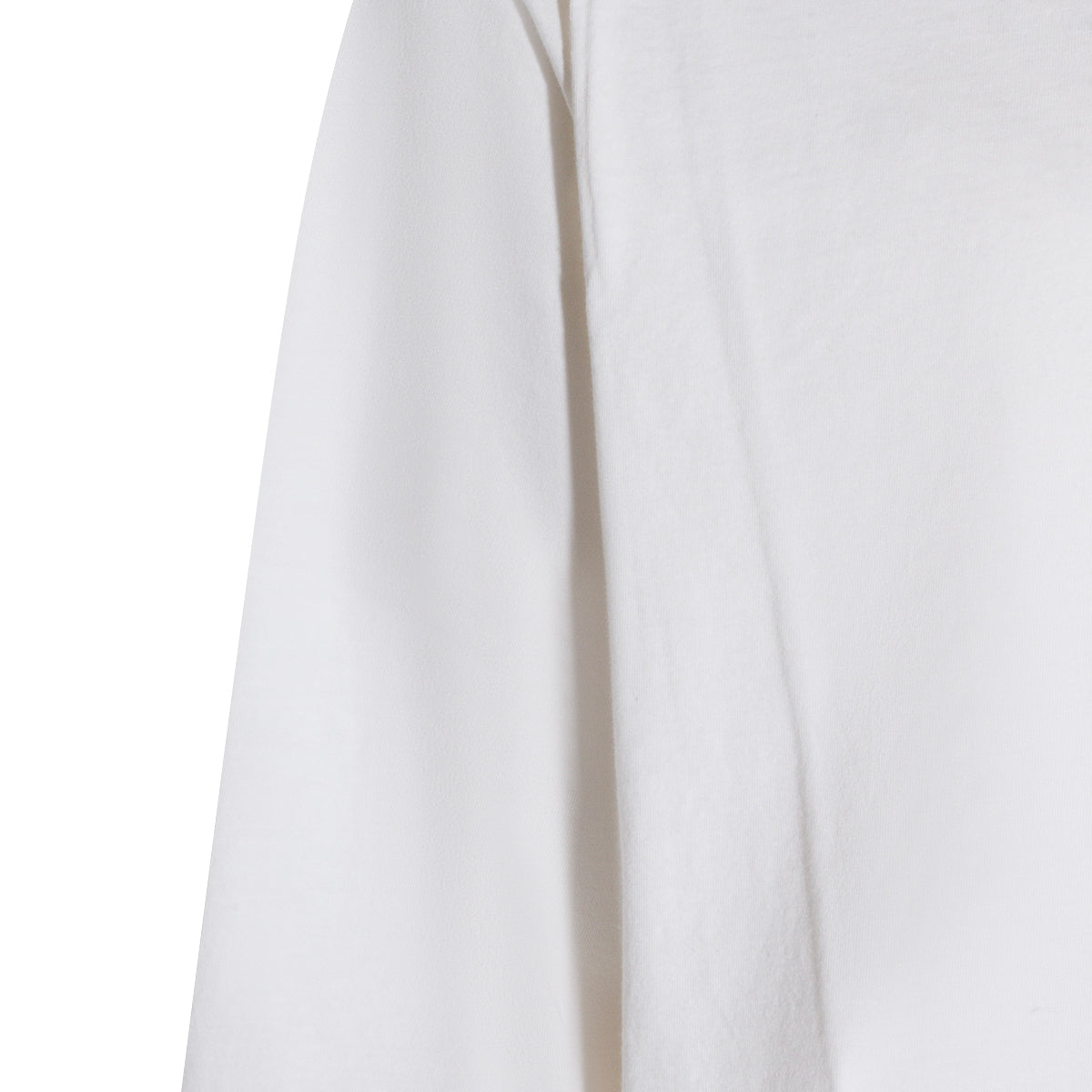 WHITE COTTON JUMBO SS T T-SHIRT