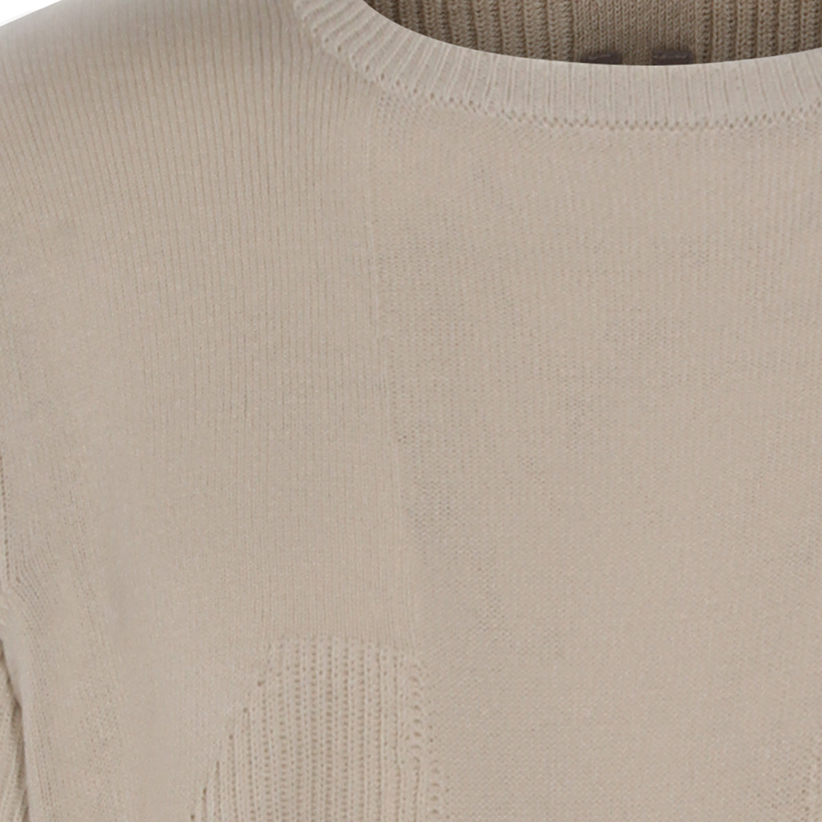BEIGE COTTON KNITWEAR