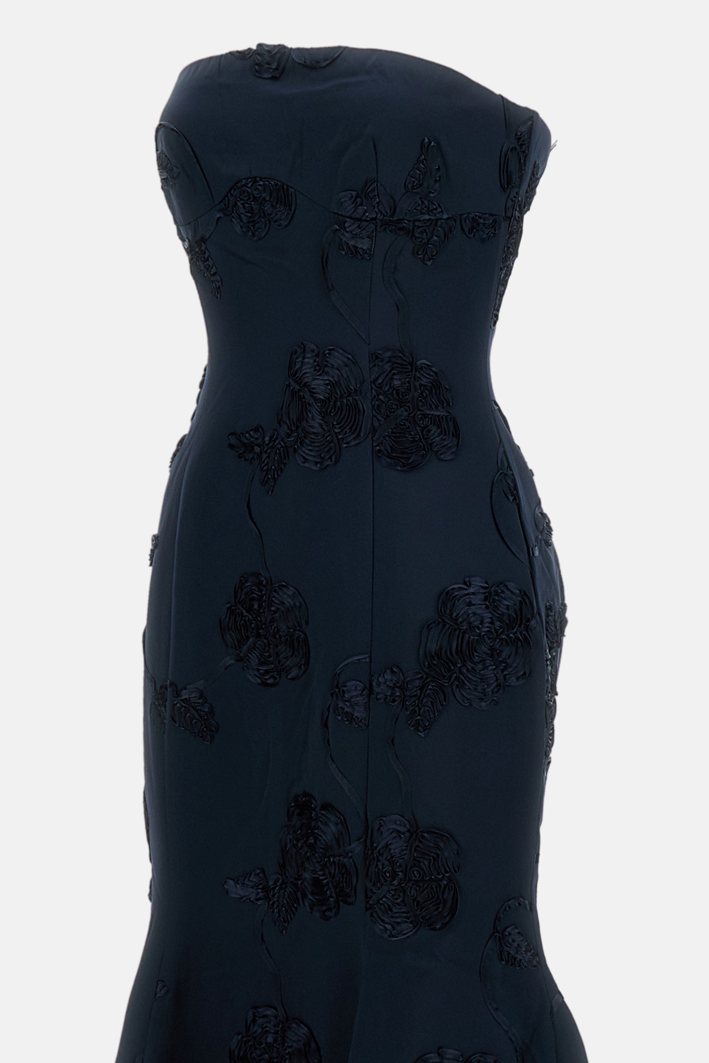 MIDI DRESS WITH 3D FLOWERS