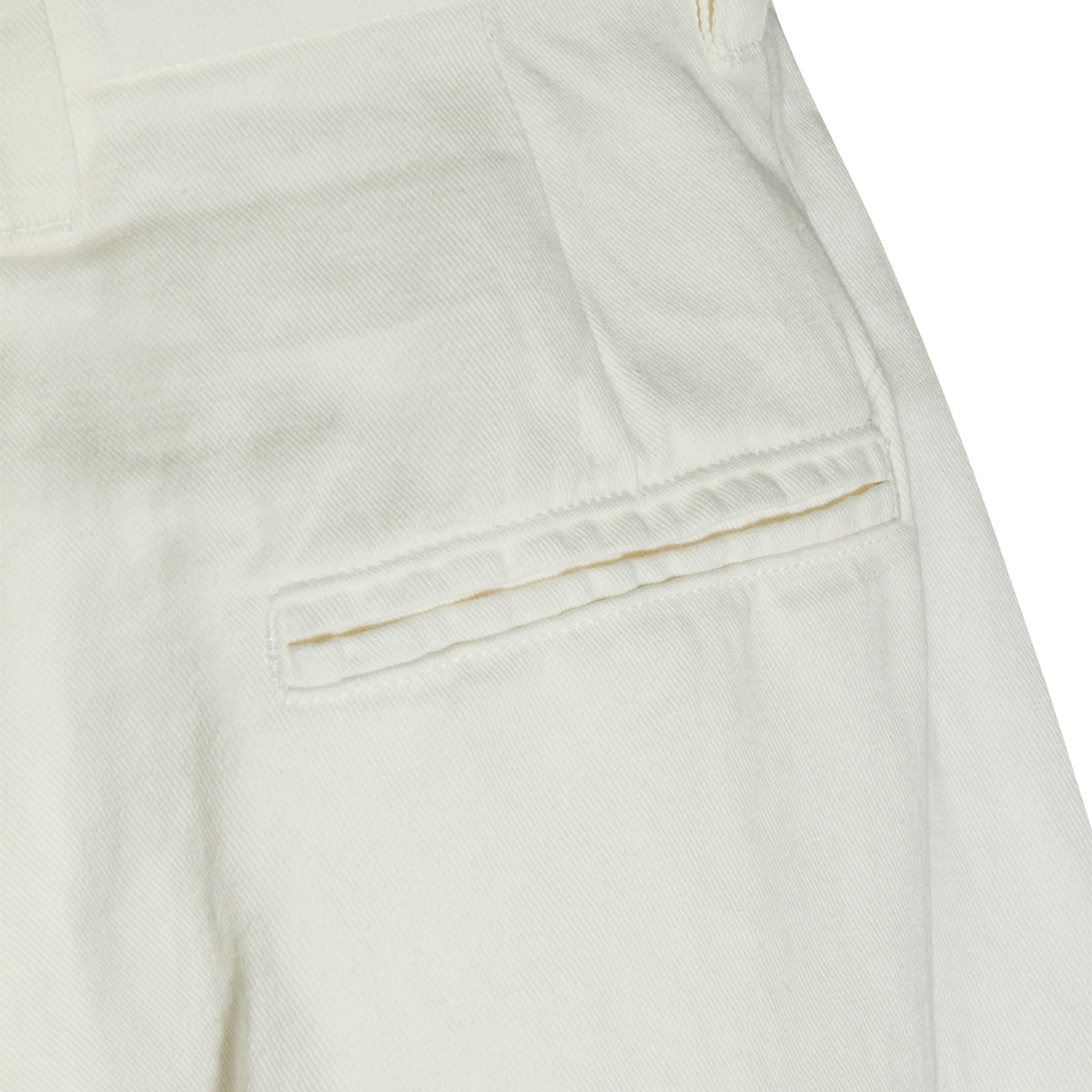 WHITE COTTON SHORTS